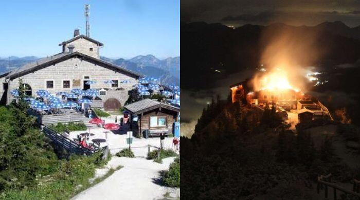 Hitler's Eagle's Nest retreat destroyed by fire after surviving in World War II, arson suspected