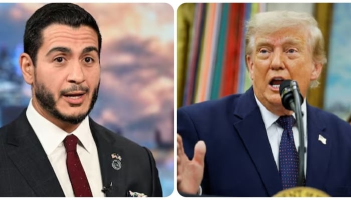 Democratic US Senate candidate Abdul El-Sayed (Left) and US President Donald Trump. — Reuters