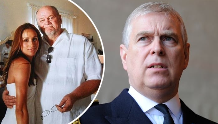 Andrew reacts as spotlight shifts to Meghan Markles father