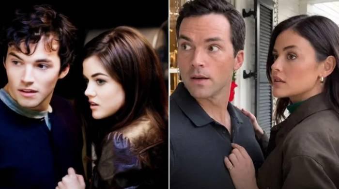 'Pretty Little Liars' stars Lucy Hale and Ian Harding reunite for new movie