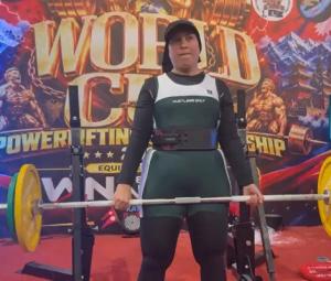 Karachi's Ayesha Hassan wins gold medal at powerlifting championship in Nepal
