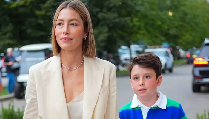 Jessica Biel shares lesson her son Silas learned while acting