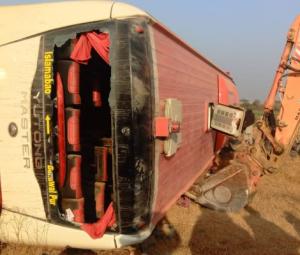 Five killed, more than 27 injured as bus plunges into drain in Hafizabad